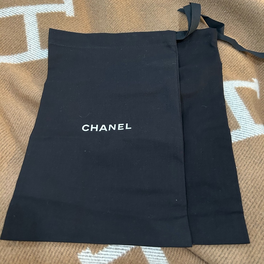 Authentic Chanel shoe dust bags
